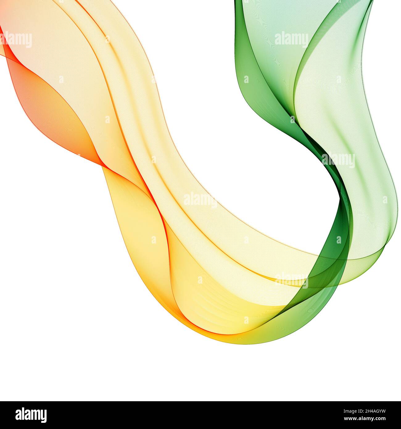 Abstract smooth color wave vector. Curve flow motion illustration Stock ...