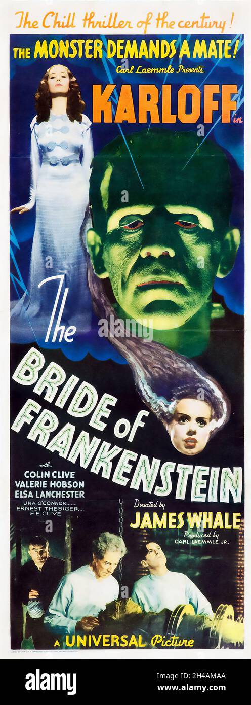 The Bride of Frankenstein (Universal, 1935). Starring Boris Karloff and ...