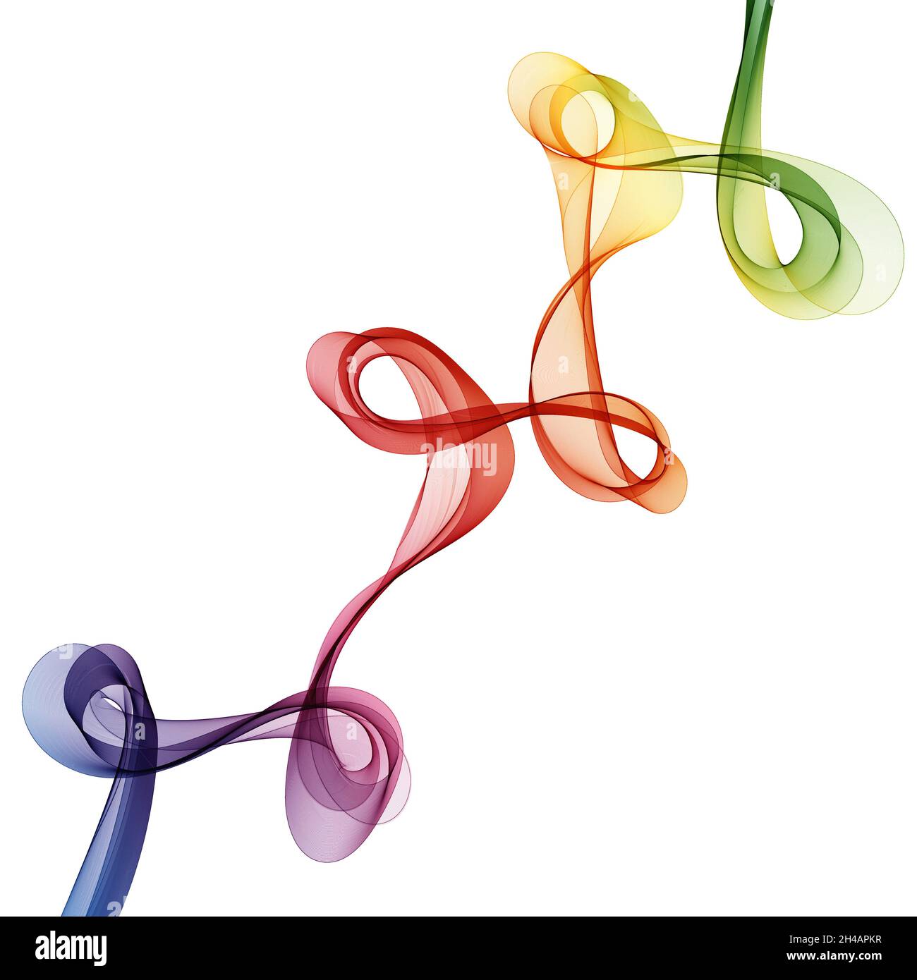 Abstract colorful background with wave, illustration, vector Stock ...