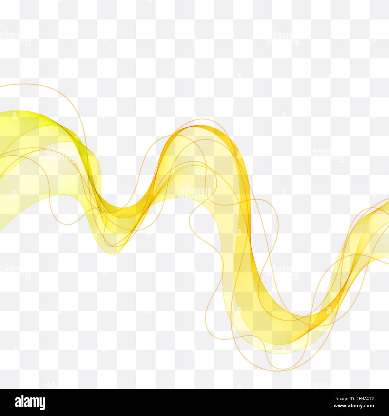 Yellow Wave Graphics Yellow colored wave. Design element graphics Stock Photo - Alamy