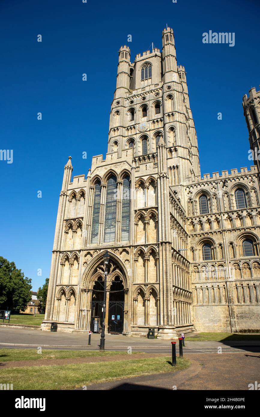 UK, Cambridgeshire - Ely Cathedral Stock Photo