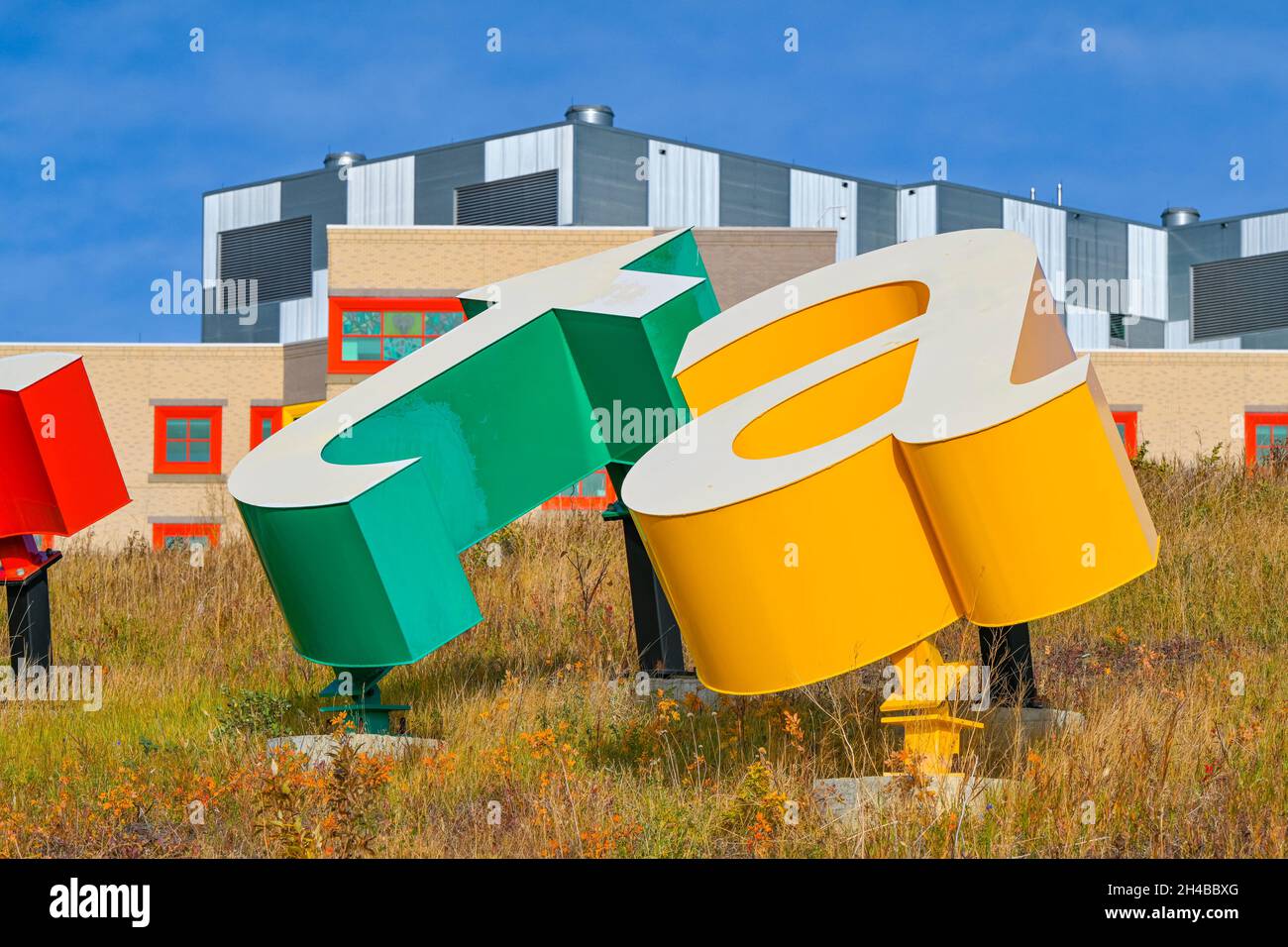 Alberta Children's Hospital sign letters, Calgary, Alberta, Canada ...