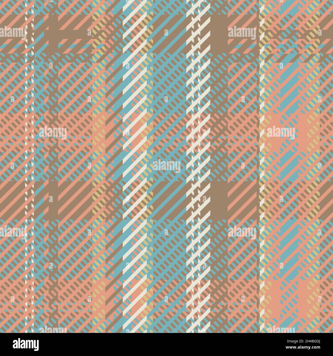 Gender neutral seamless plaid vector pattern. Gingham baby color ...