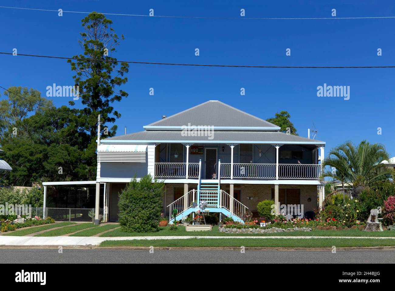 Queenslander style house with surrounding veranda Biggenden Queensland