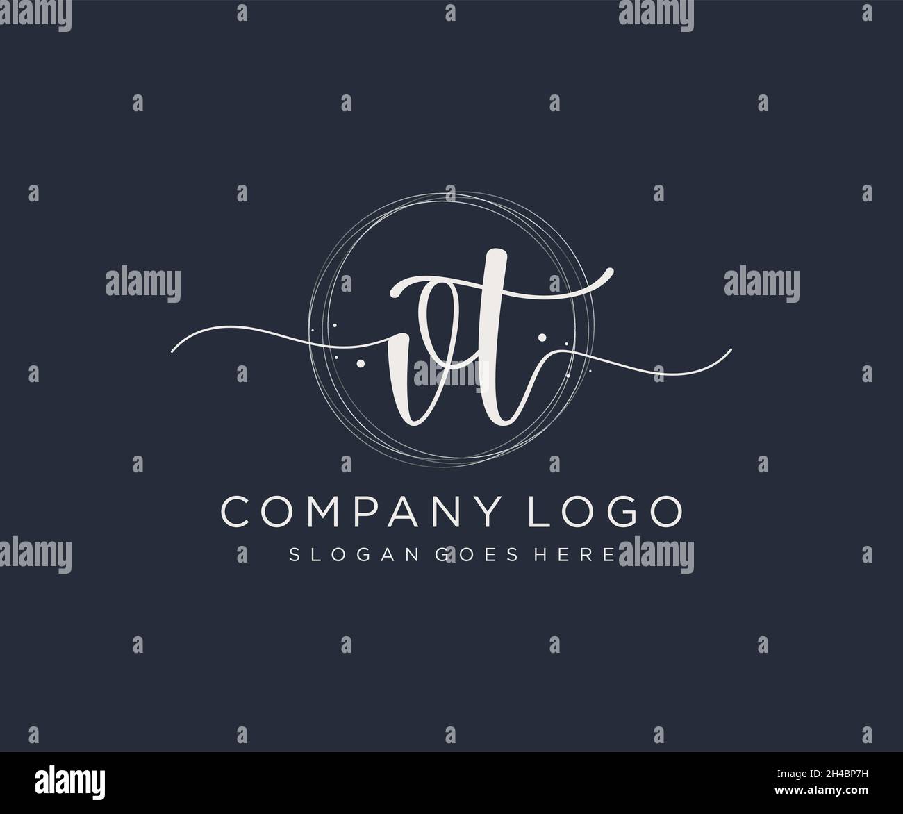 Fresh beauty logo template design Royalty Free Vector Image