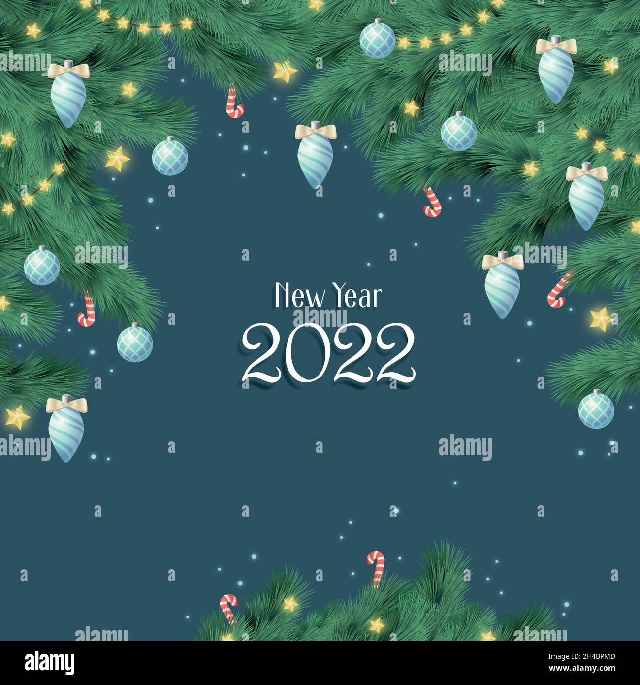New Year background, Happy New Year 2022 - Vector illustration Stock ...
