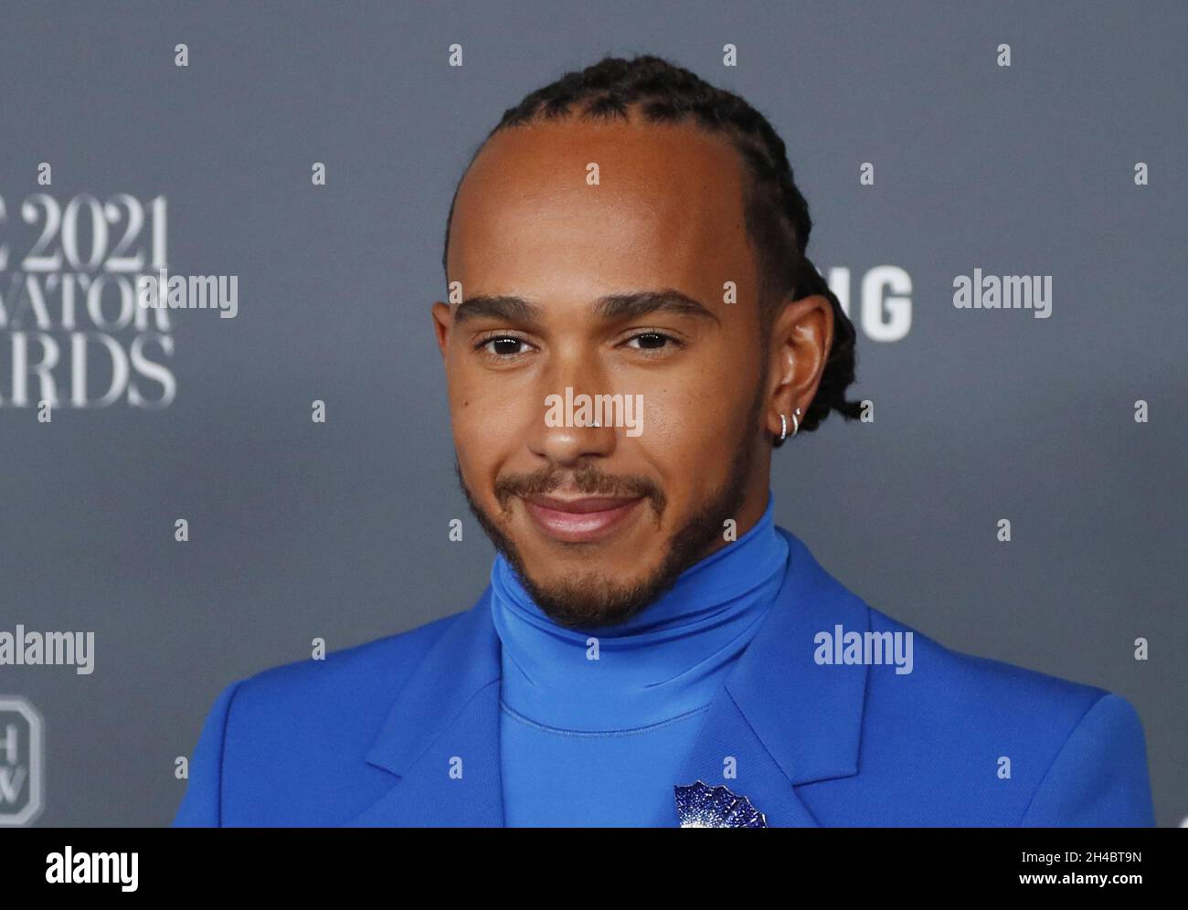 New York, United States. 01st Nov, 2021. Lewis Hamilton arrives on the