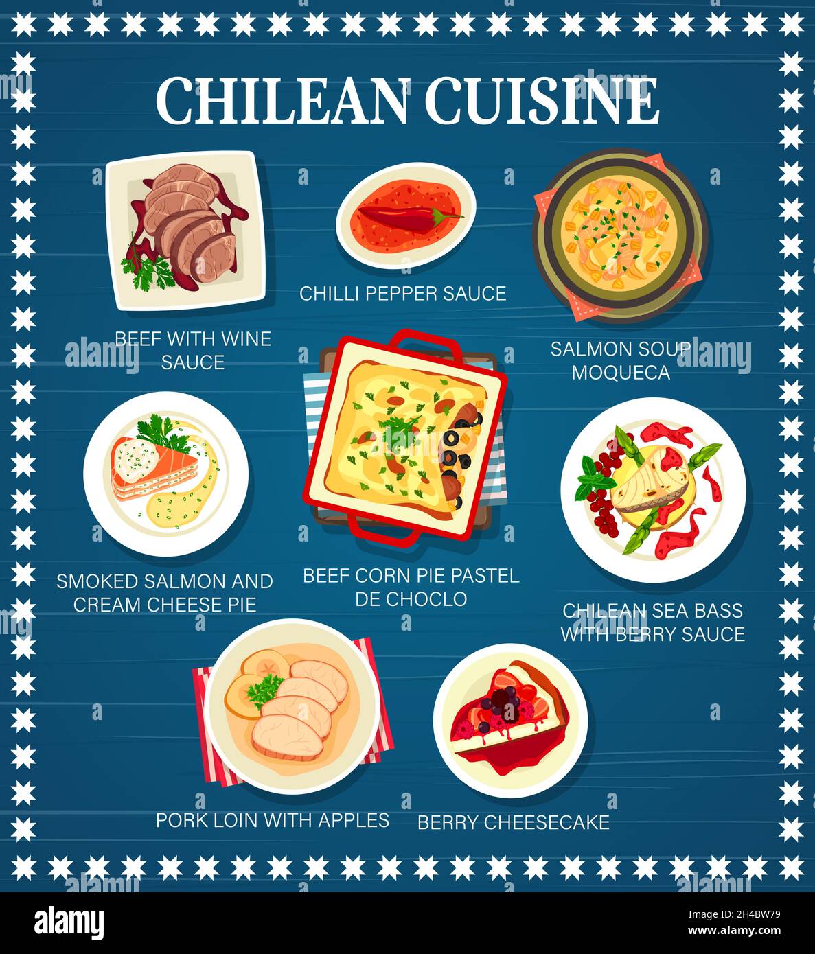 Chilli pie Stock Vector Images - Alamy