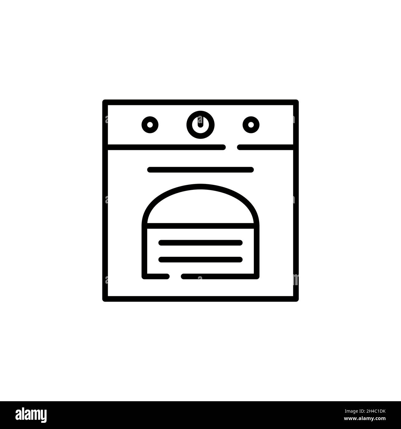 Modern restaurant kitchen door Stock Vector Images Alamy