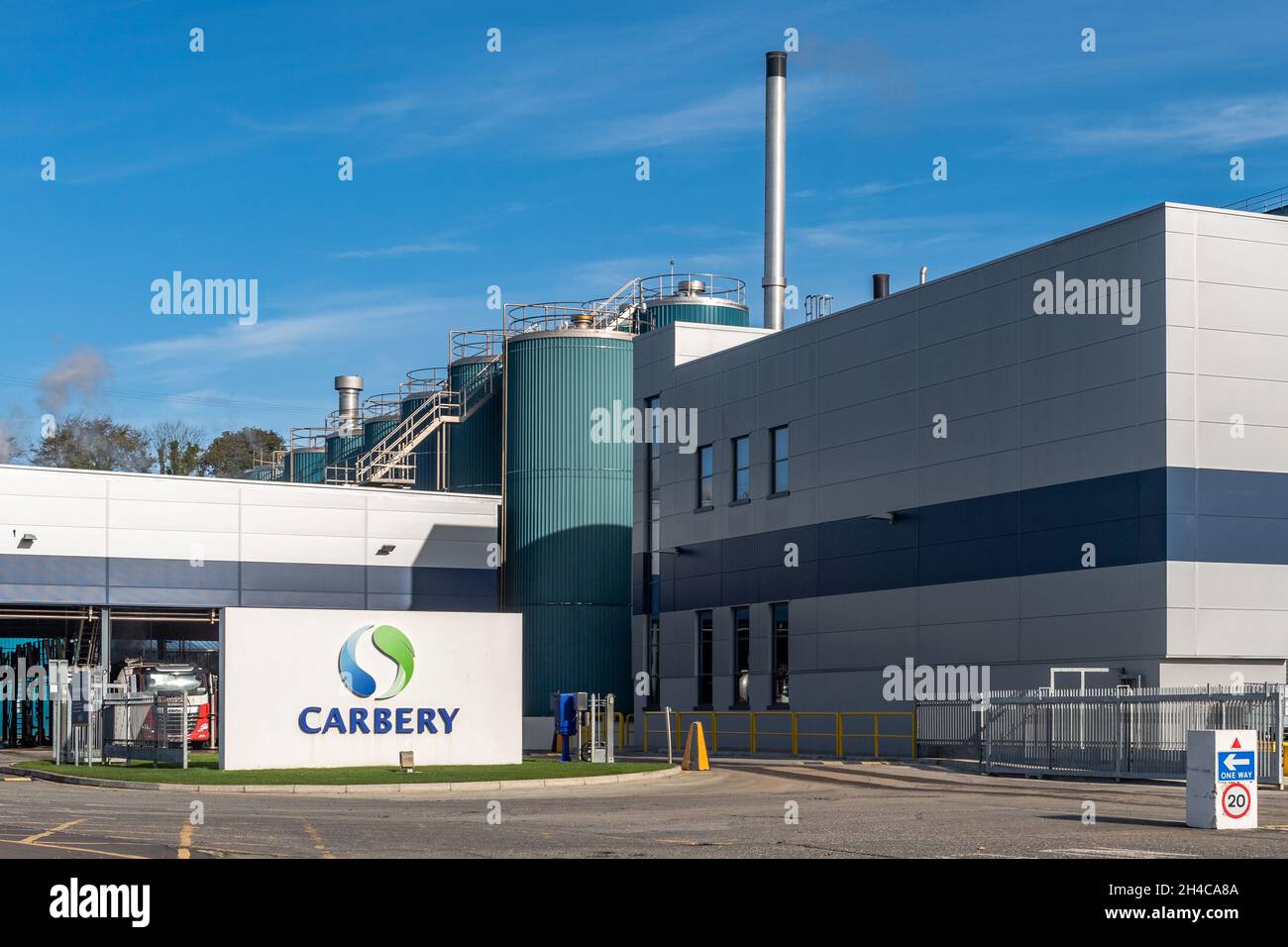 Cheese manufacturer Carbery in Ballineen, West Cork, Ireland. Stock Photo