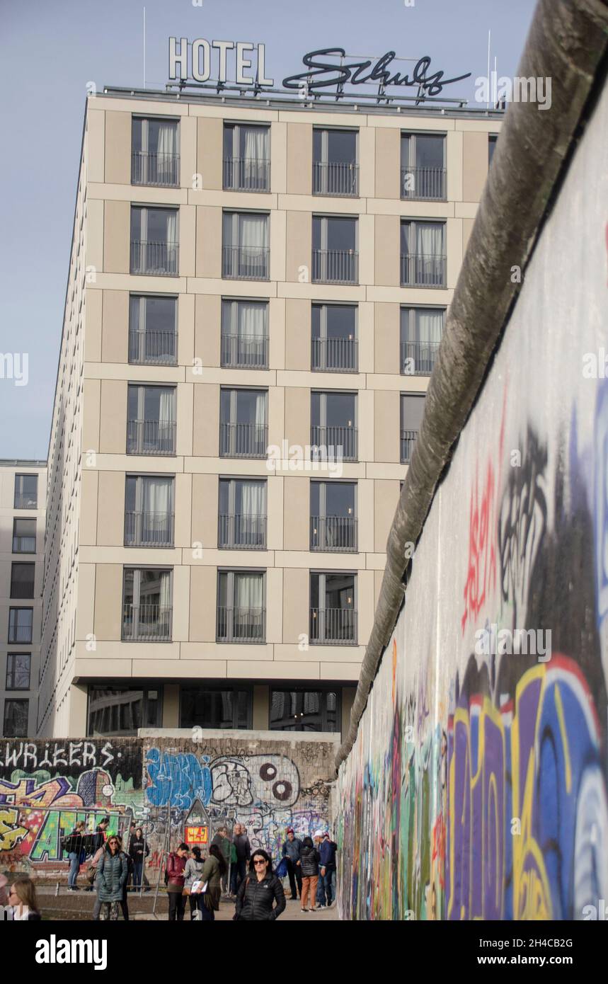 Berlin-East Side Gallery Stock Photo