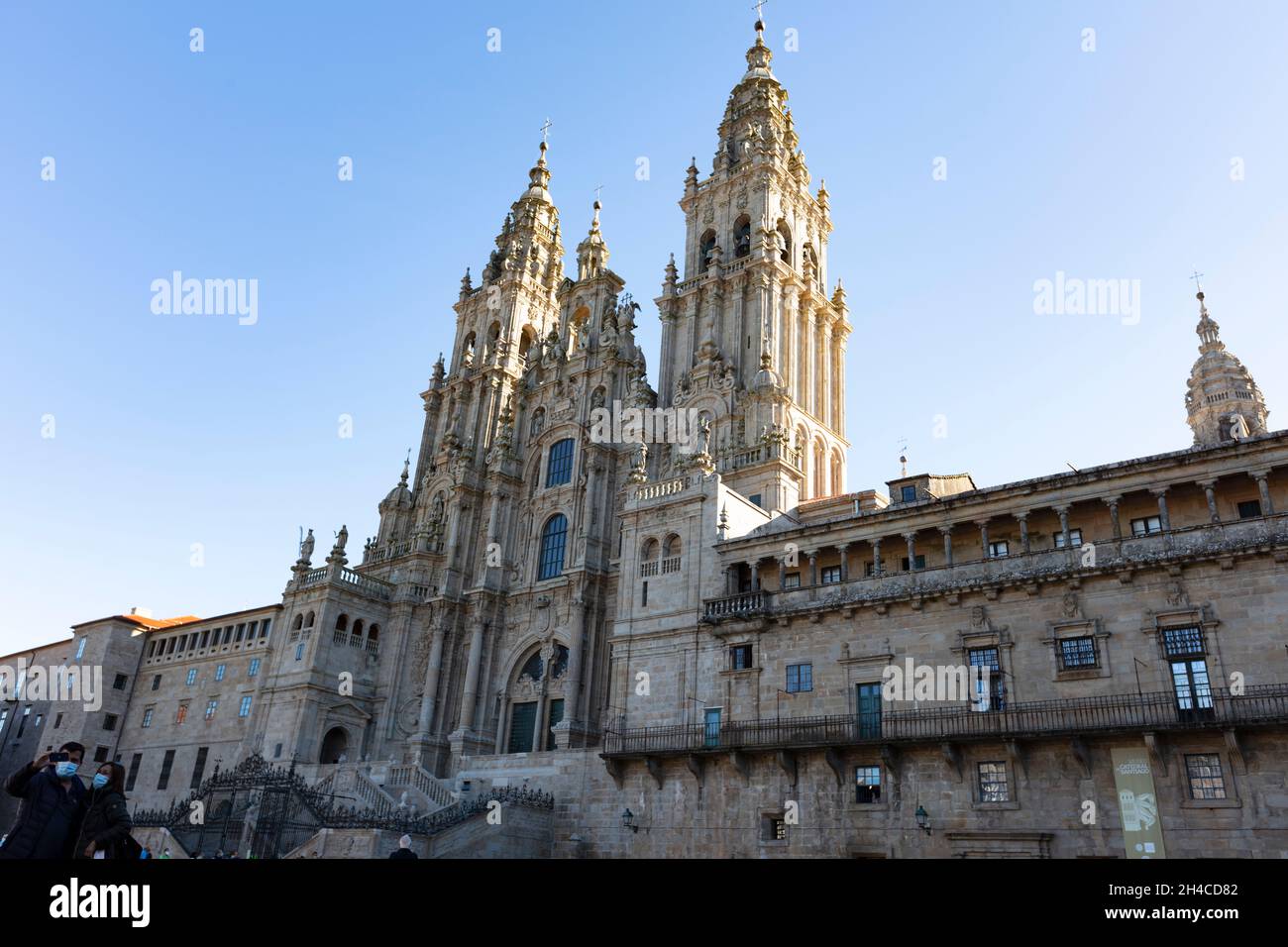 Kathedrale von Santiago de Compostela Stock Photo