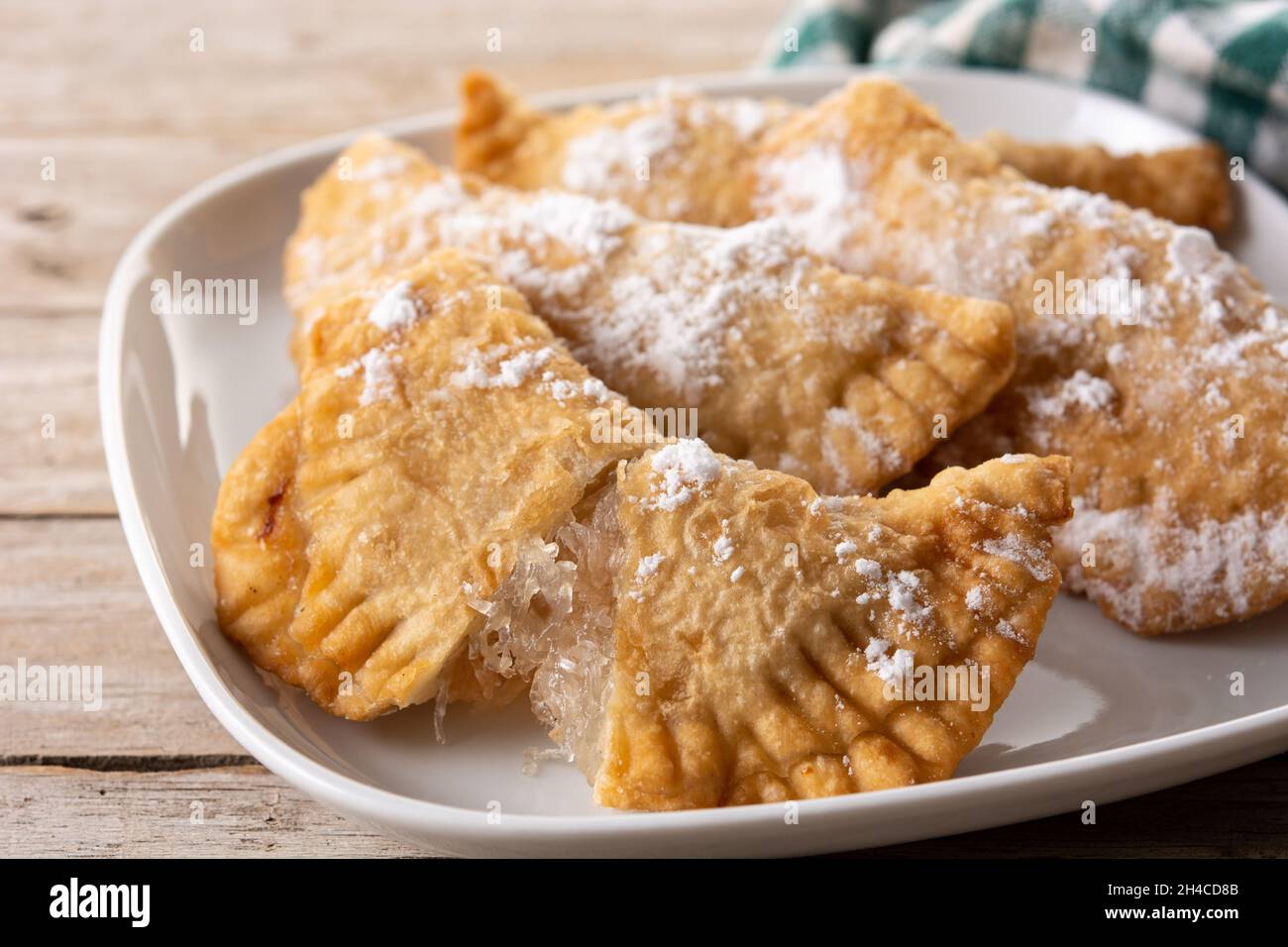 Typical spanish sweet stuffed pastry hi-res stock photography and ...