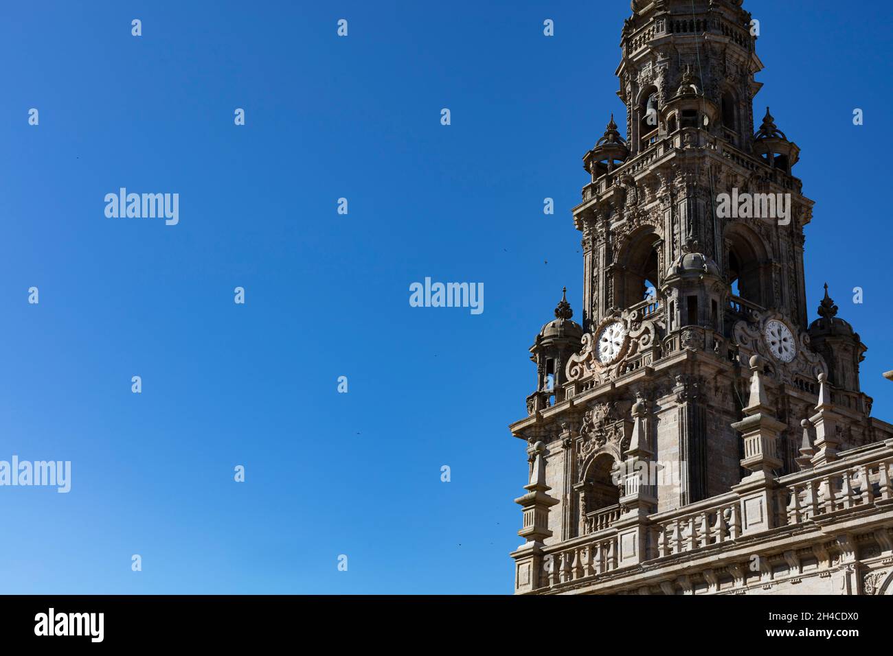 Kathedrale von Santiago de Compostela Stock Photo