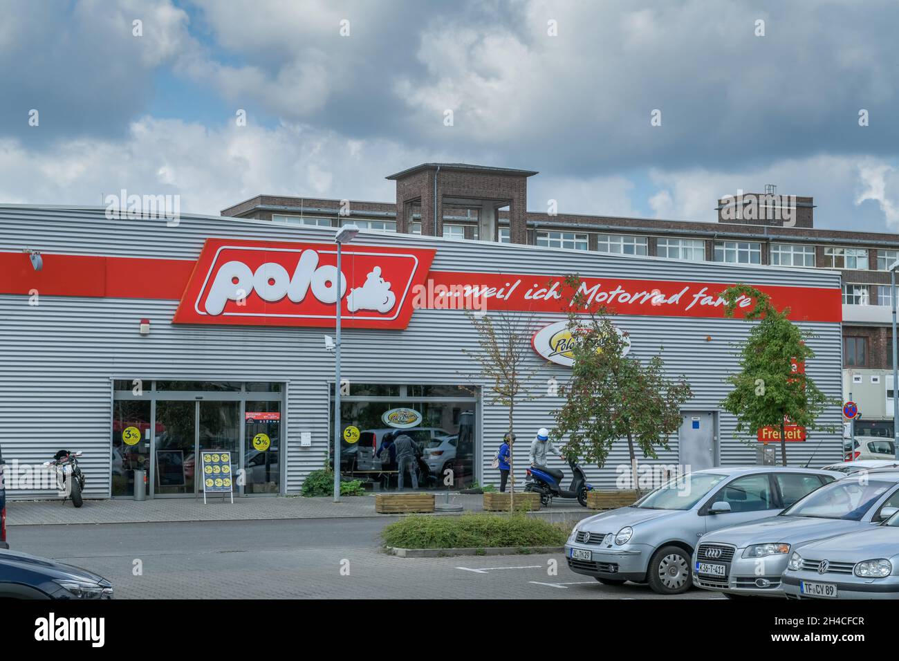 POLO Motorrad Store, Großbeerenstraße, Mariendorf, Berlin, Deutschland  Stock Photo - Alamy
