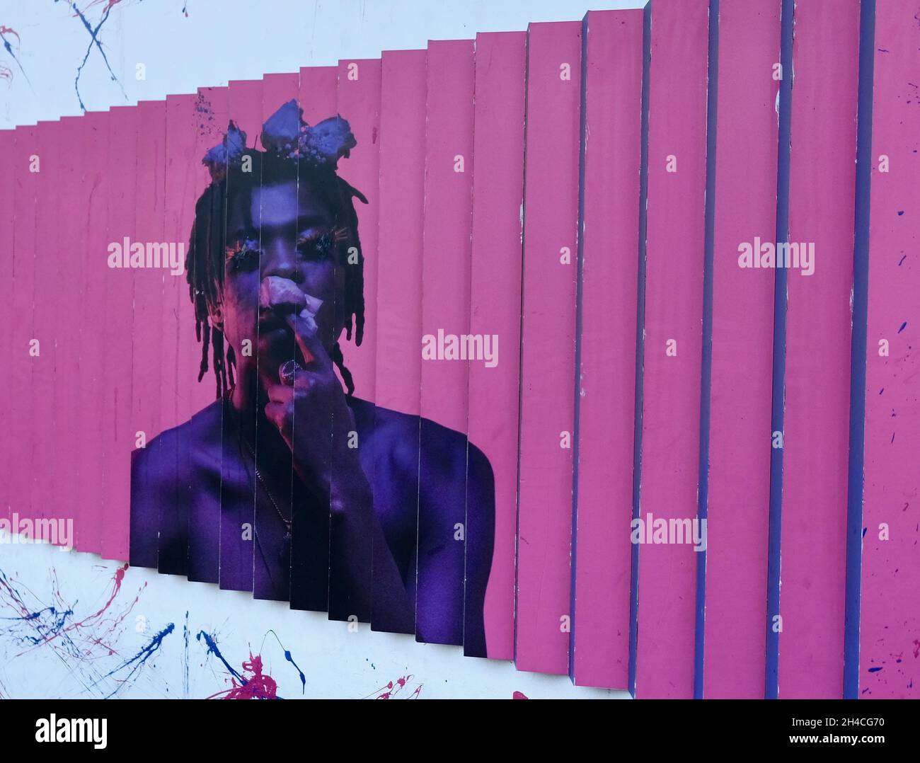 JOHANNESBURG, SOUTH AFRICA Sep 28, 2021 The street art of