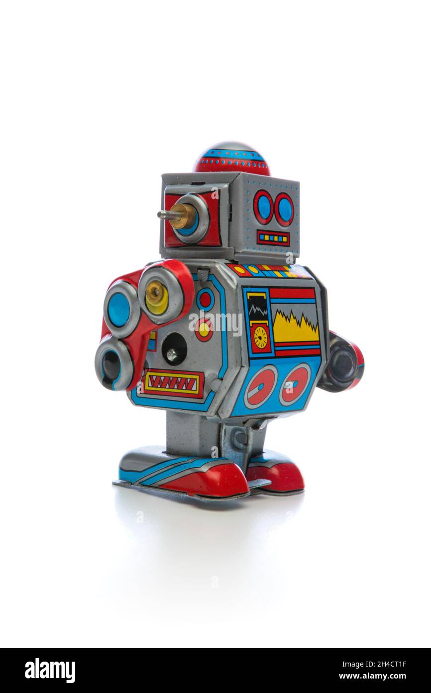 Vintage Tin Robot Toy PNG Images