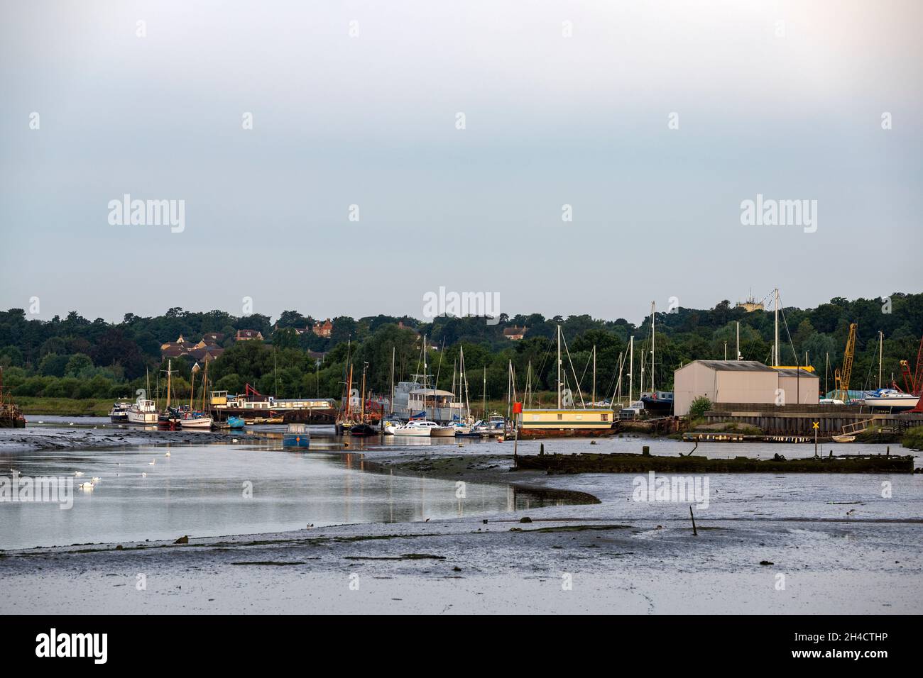 River Deben Melton Suffolk England Stock Photo Alamy