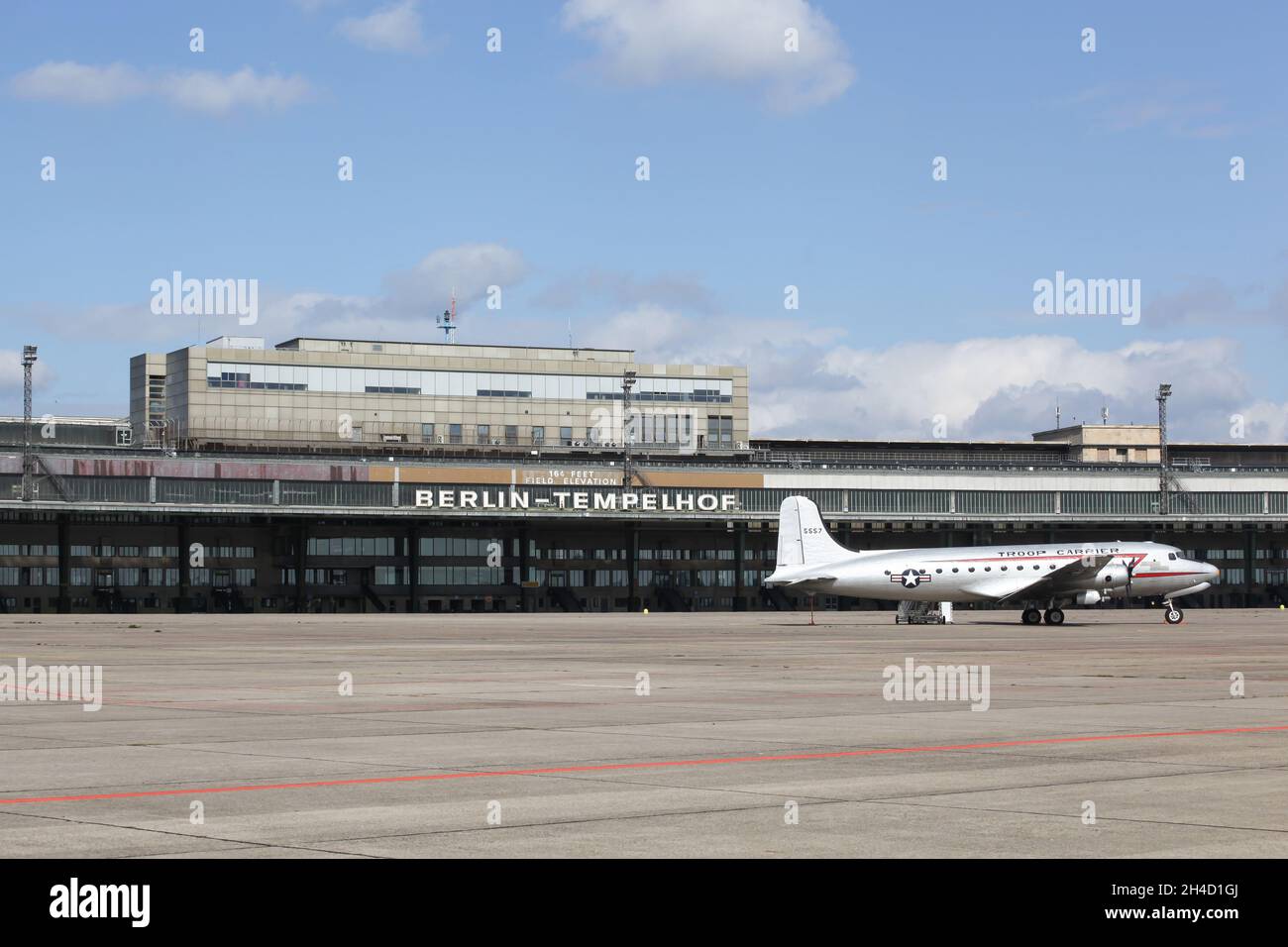 Blechschild Flughafen Berlin Tempelhof Zentralflughafen Airport Schild Nostalgie