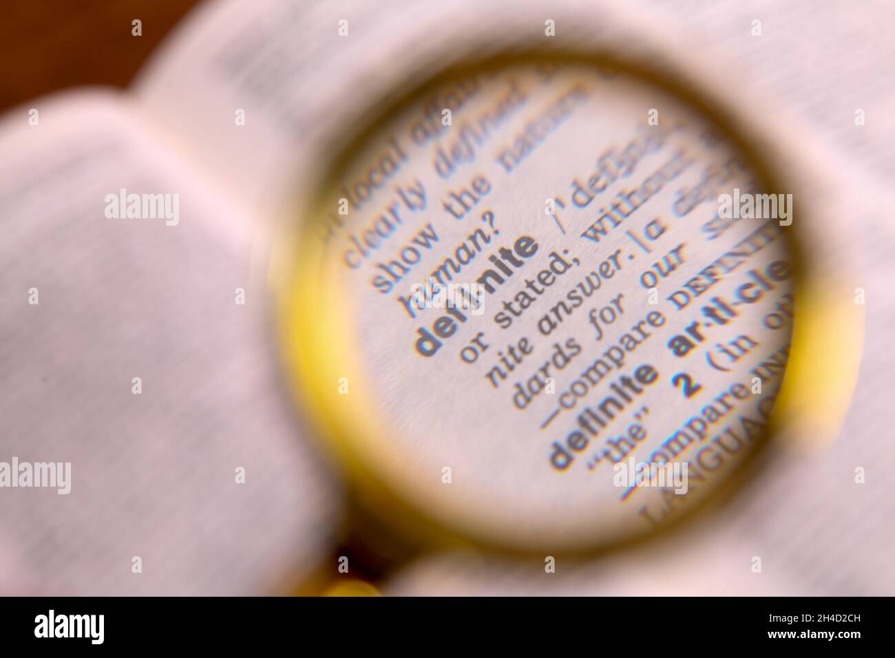 Magnified Word High Resolution Stock Photography and Images Alamy
