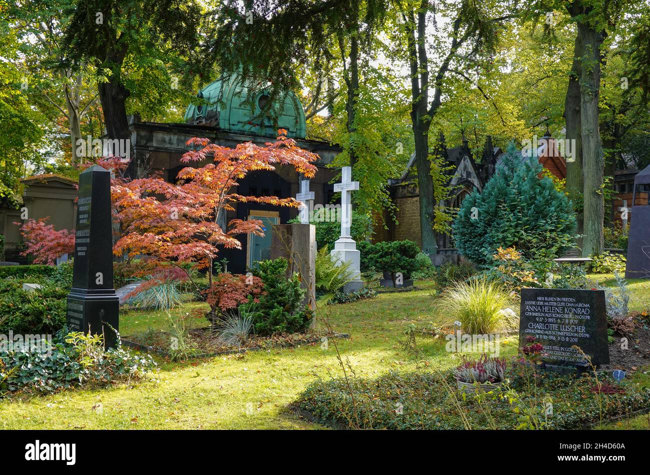 Gräber, Alter St.MatthäusKirchhof, Schöneberg, Berlin, Deutschland