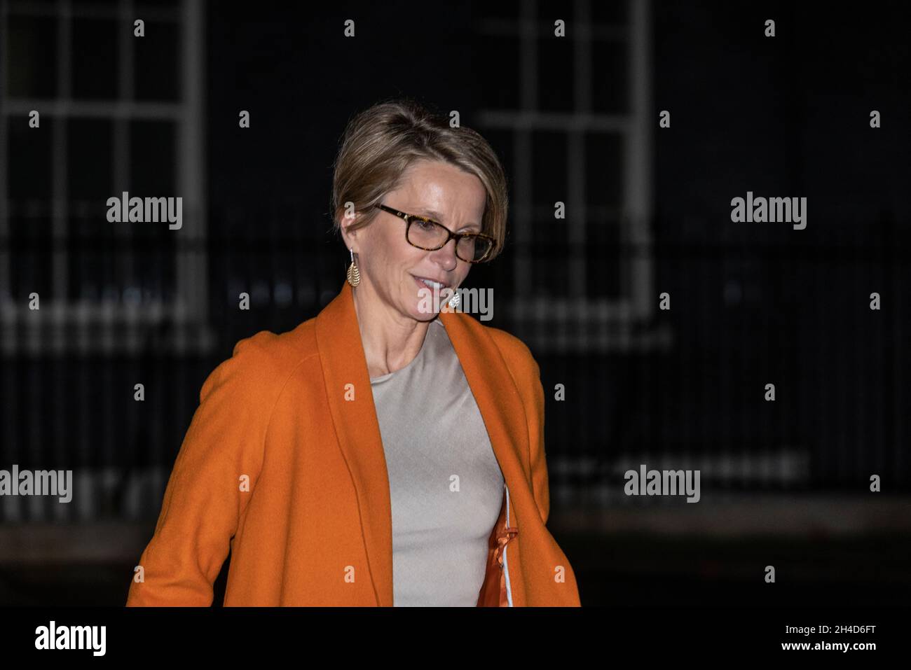 Prime Minister invites world’s business leaders including Emma Walmsley CEO of GlaxoSmithKline to 10 Downing Street to establish 'Global Britain'. Stock Photo