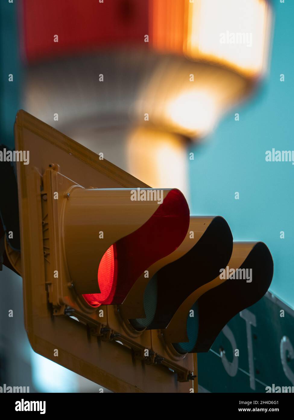 Red Light Traffic Signal Stock Photo Alamy