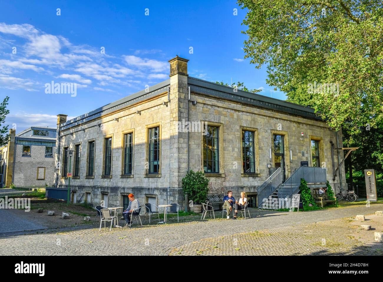 Lichtwerk, Ravensberger Park, Bielefeld, Nordrhein-Westfalen, Deutschland Stock Photo