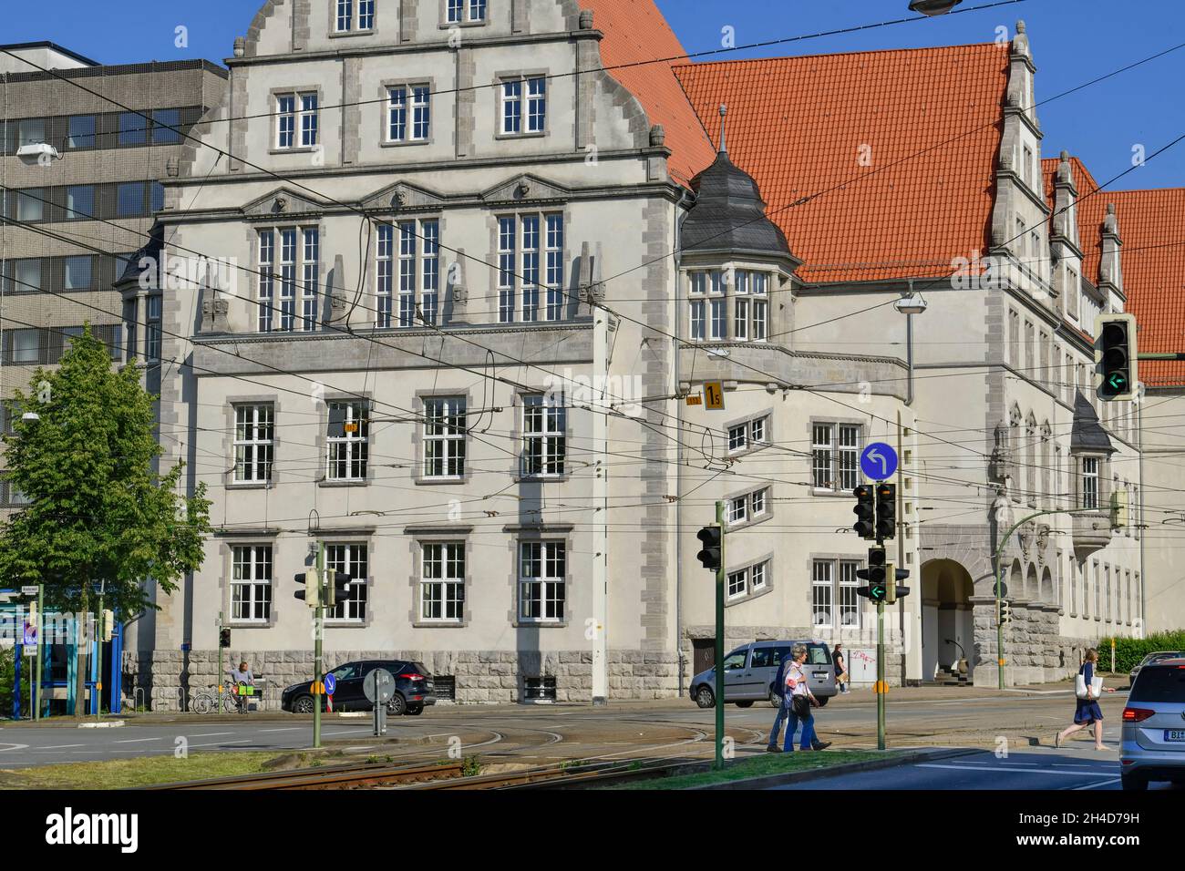 Landgericht, Amtsgericht, Niederwall, Detmolder Straße, Bielefeld, Nordrhein-Westfalen, Deutschland Stock Photo