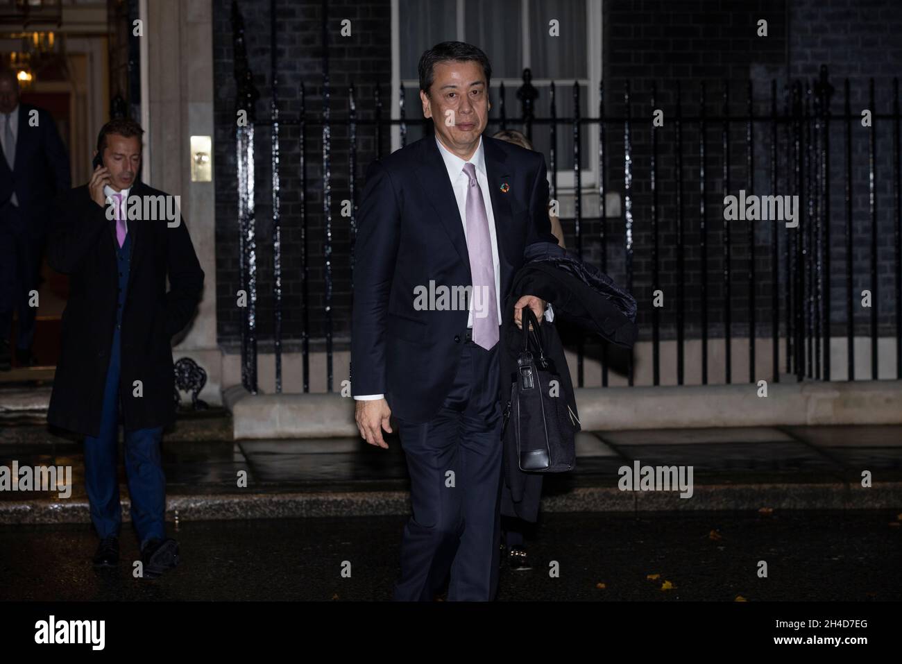 Prime Minister invites world’s top business leaders including Nissan CEO Makoto Uchida to Downing Street in bid to establish 'Global Britain'. Stock Photo
