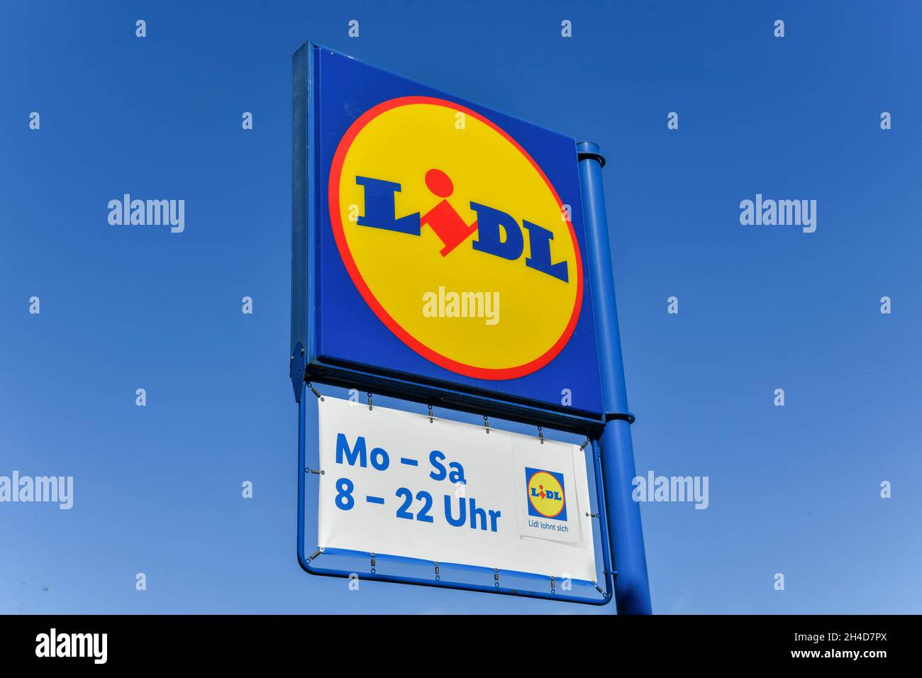 Schild Lidl Markt Stock Photo Alamy
