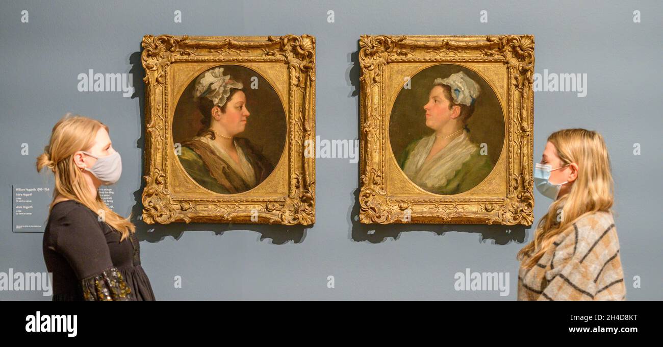 Tate Britain, London, UK. 1 November 2021. Hogarth & Europe (3 Nov 21-20  Mar 22). This major exhibition presents William Hogarth (1697-1764), one of Britain's  most famous painters, in a new light.