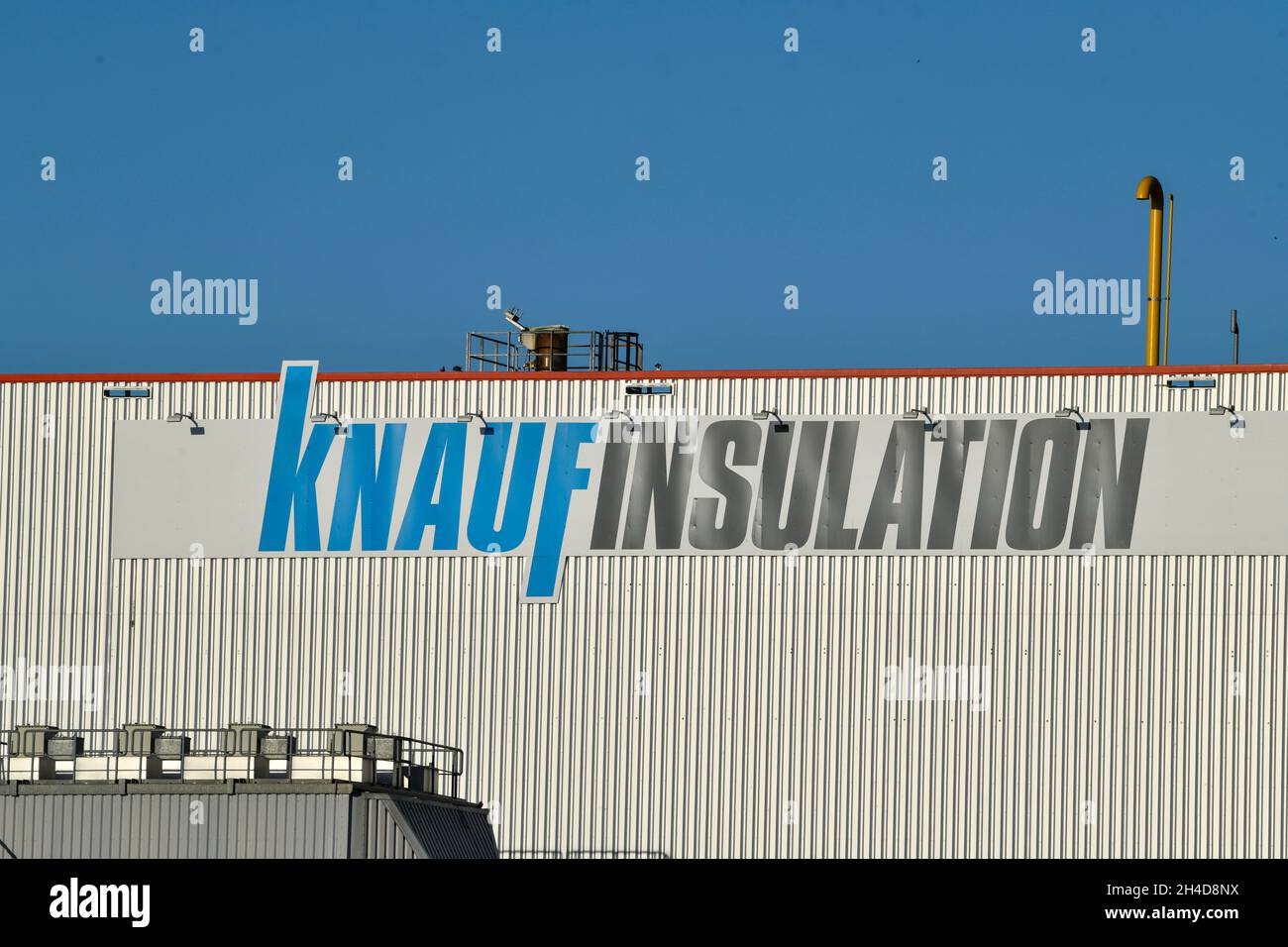 Knauf Insulation, Bernburg, Sachsen-Anhalt, Deutschland Stock Photo