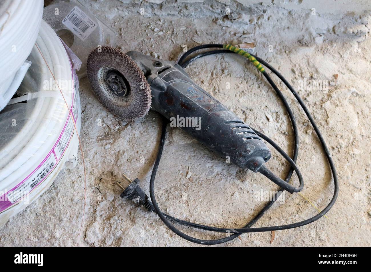 House repair work, electrical, plumbing, paint job Stock Photo Alamy