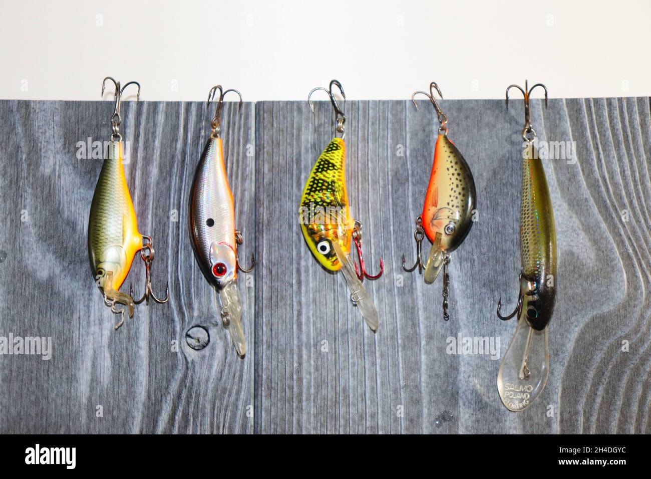 Set of fishing lures Stock Photo - Alamy