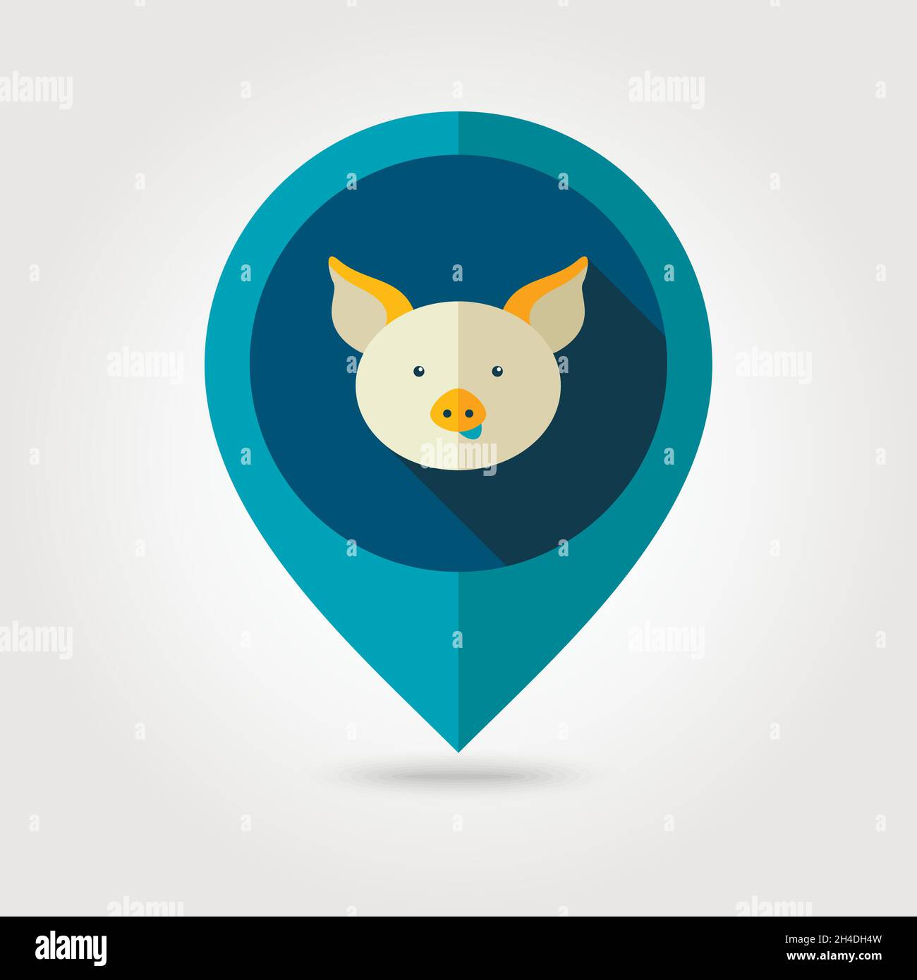 Pig meat map hi-res stock photography and images - Alamy