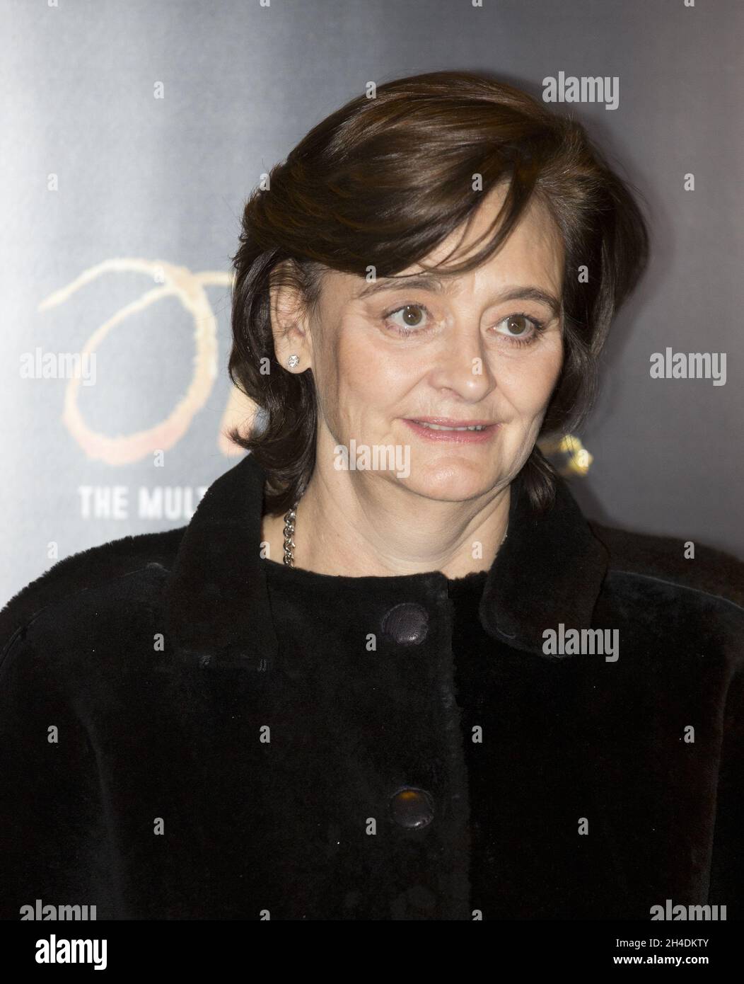 British barrister and former British Prime Minister Tony Blair's wife Cherie Blair, CBE, QC attends the opening night of Ronan Keating joining the cast of Once the musical Stock Photo
