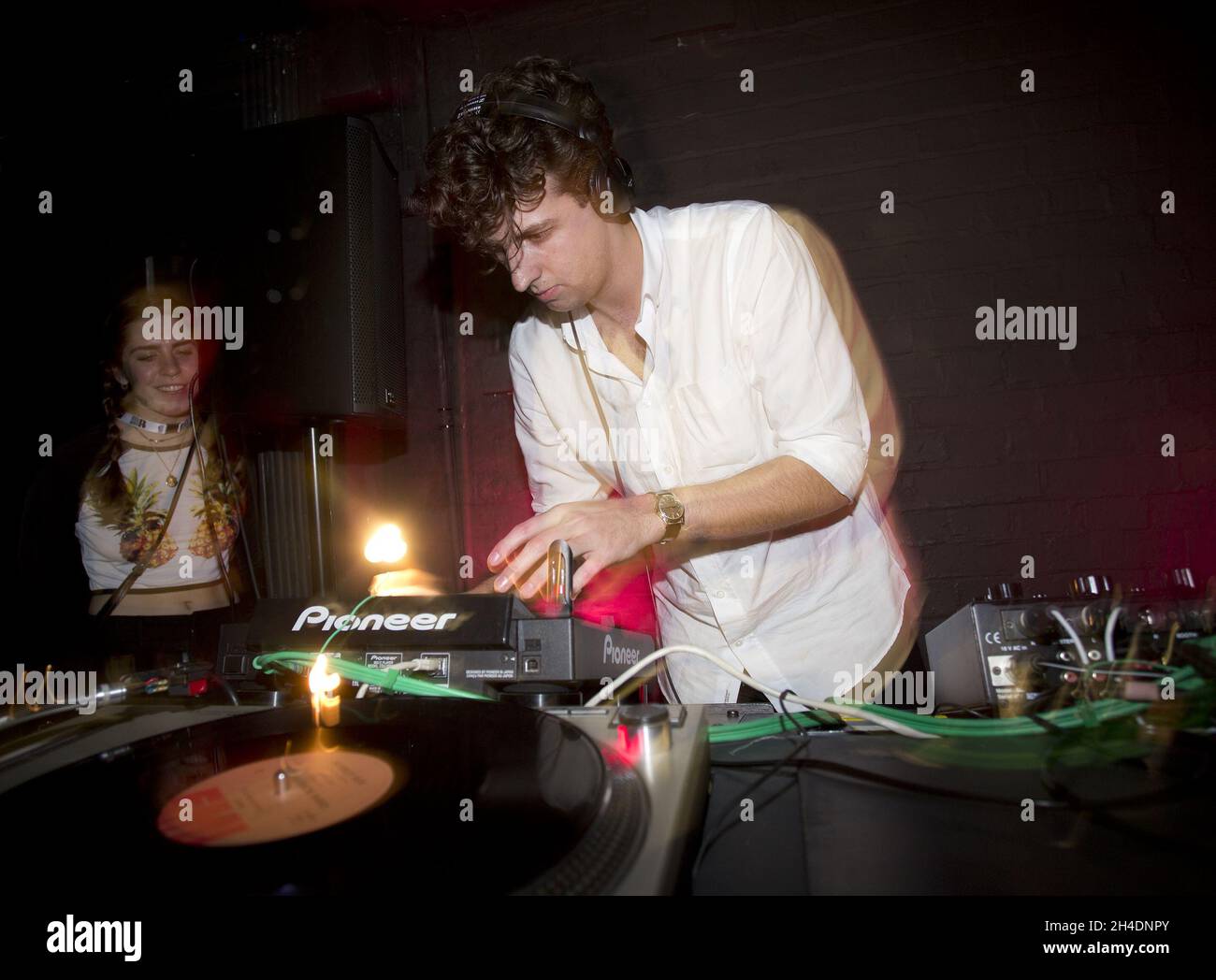 Jamie xx performs at LN-CC, Hackney, east London, for War Child together with O2 Passport to BRITs week. Stock Photo