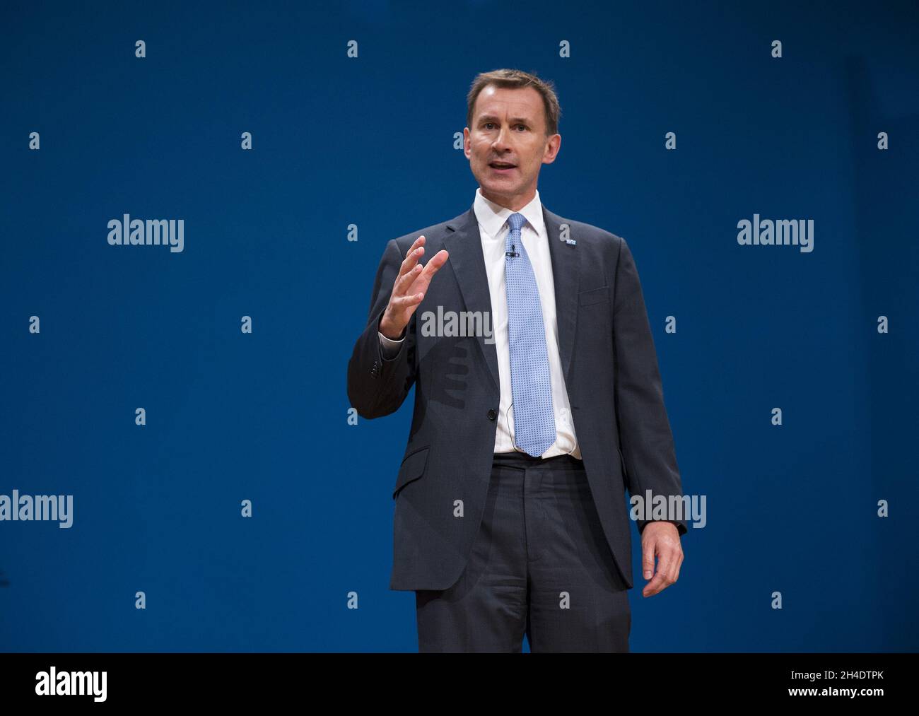 Jeremy Hunt, Secretary of State for Health, gives a speech to delegates ...
