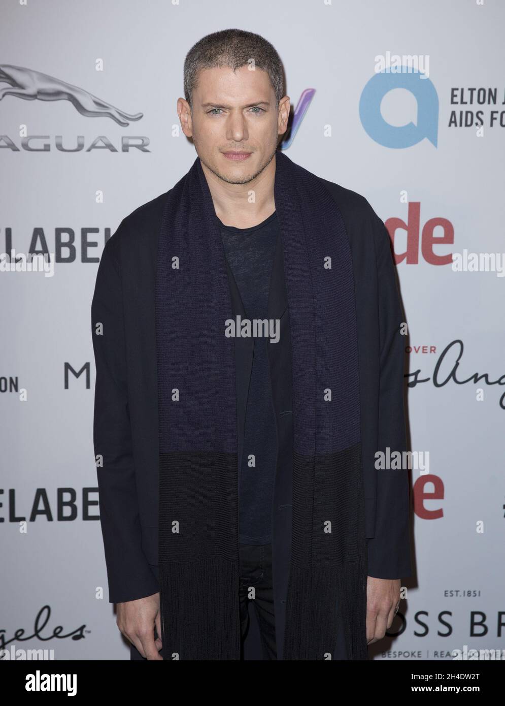 Wentworth Miller attends the 2016 Attitude Awards in association with Virgin Holidays, at 8 Northumberland Avenue, London. Monday October 10, 2016. Photo credit should read: Isabel Infantes / EMPICS Entertainment. Stock Photo