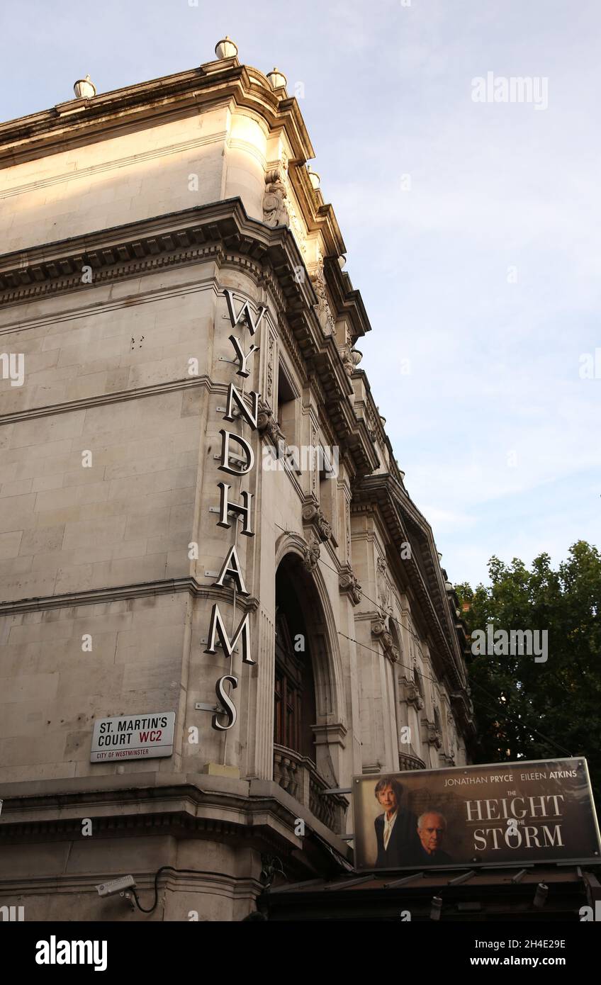 A general view of The Wyndhams theatre in London. Picture dated