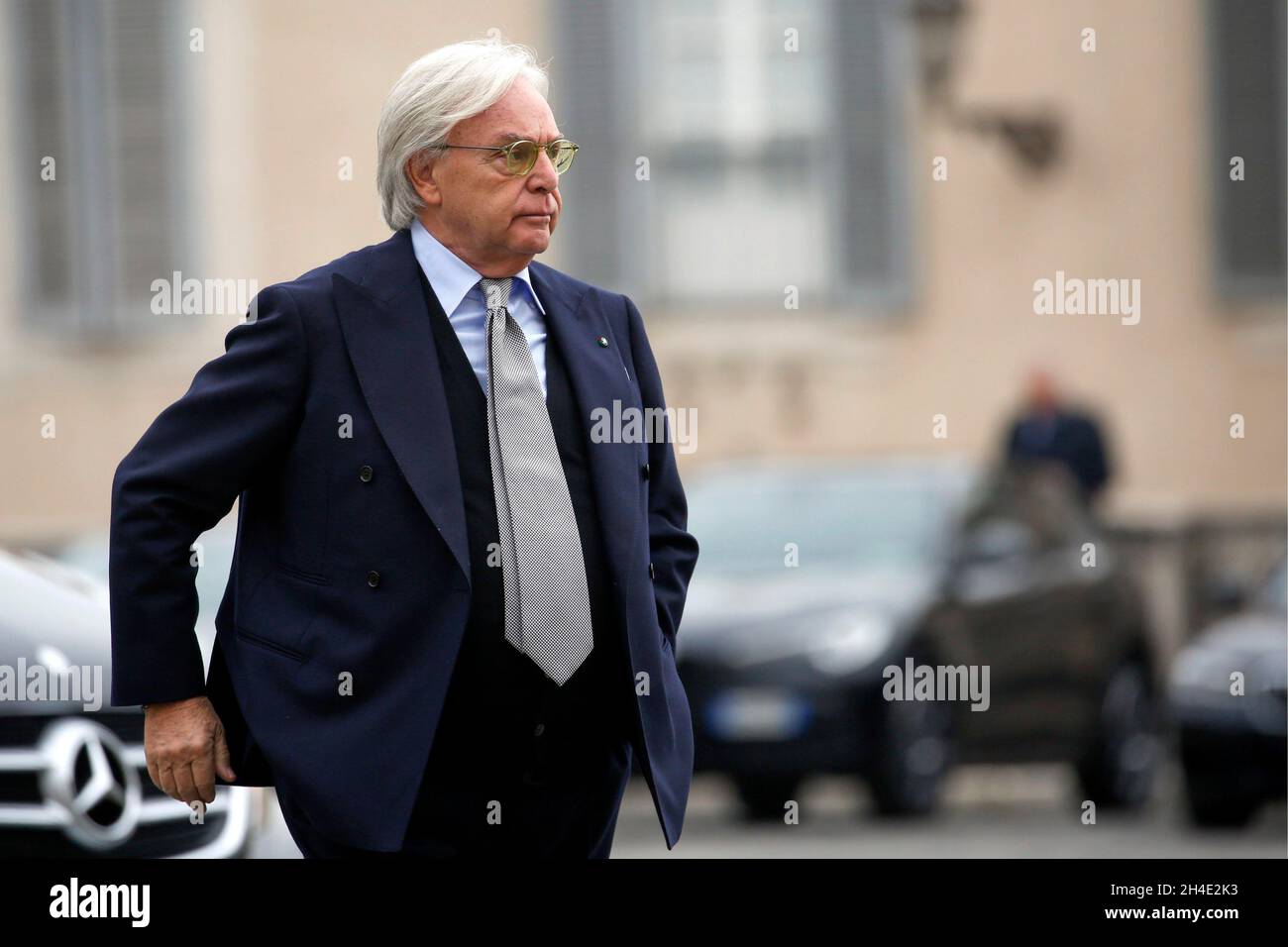 Italy, Rome, october 26, 2021 : The President of Tod's Diego Della Valle  participates in the ceremony of awarding the honor of the 'Knights of  Labor' Stock Photo - Alamy
