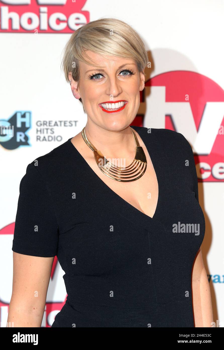 Stephanie McGovern attending the TV Choice Awards held at the Hilton