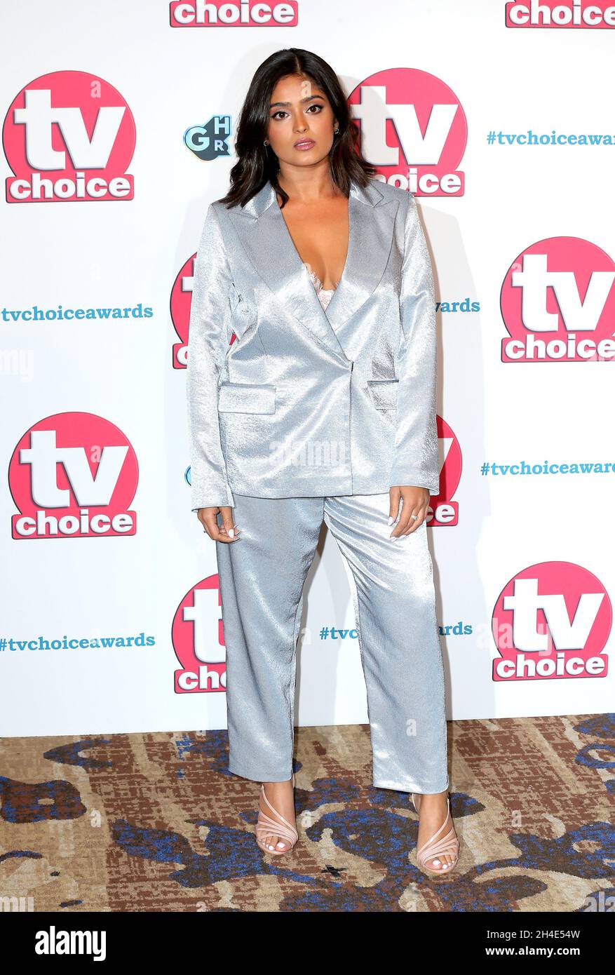 Mandeep Dhillon attending the TV Choice Awards held at the Hilton Hotel