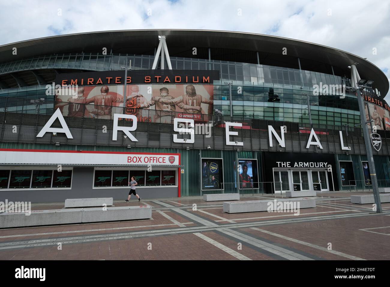A general view of Arsenalâ€™s Emirates Stadium in north London as ...