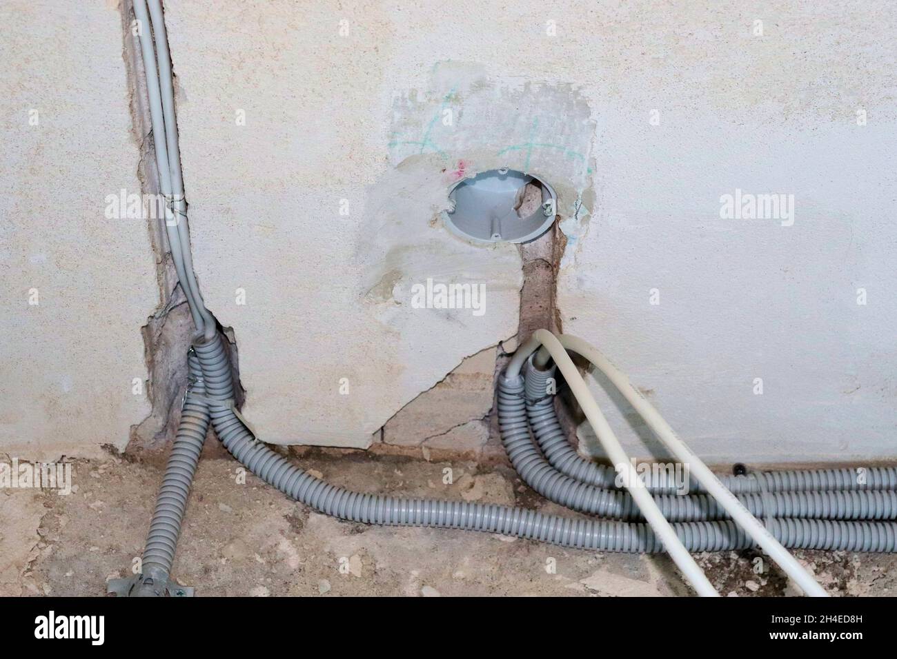 House repair work, electrical, plumbing, paint job Stock Photo Alamy