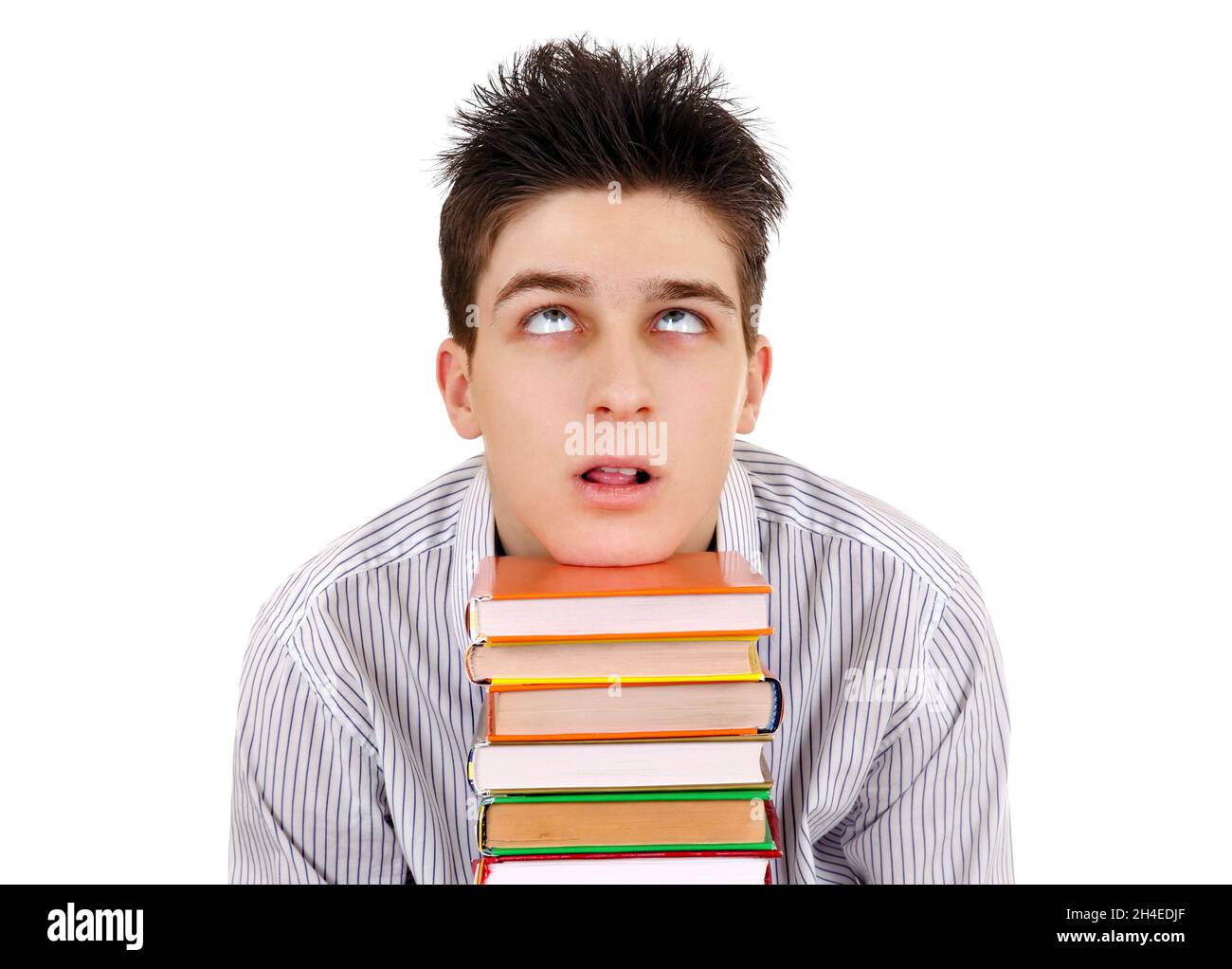 Sad college student Cut Out Stock Images & Pictures - Alamy