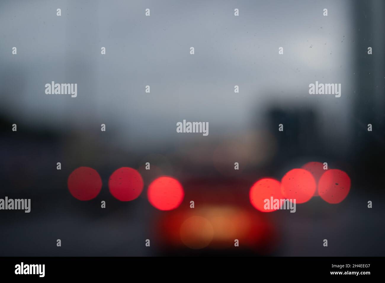 Blurred car lights in evening traffic Stock Photo Alamy