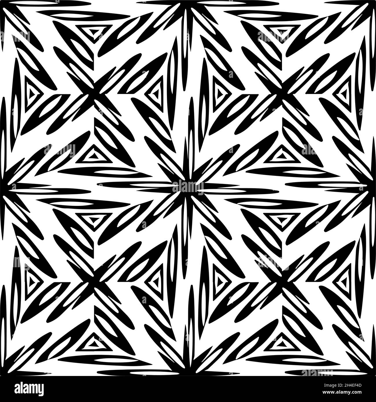 Vector seamless pattern. Modern stylish texture. Composition from ...