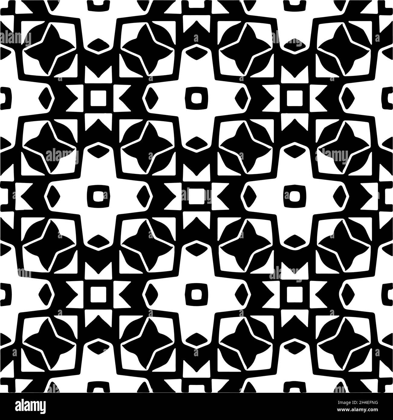 Vector seamless pattern. Modern stylish texture. Composition from ...
